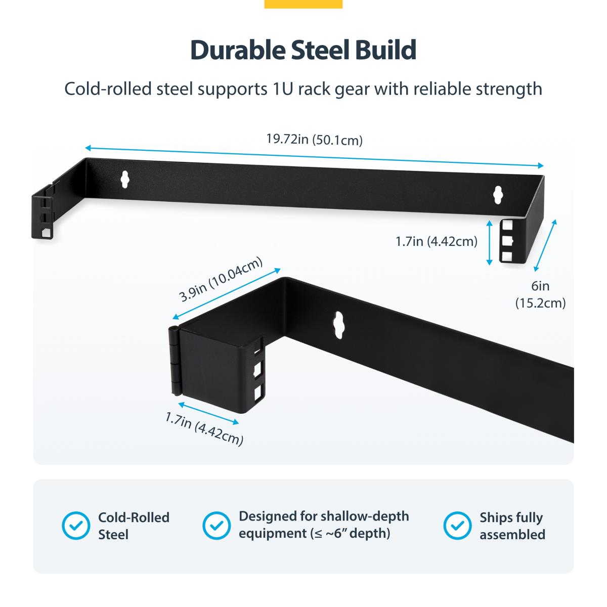 WALL MOUNT PATCH PANEL BRACKET thumbnail