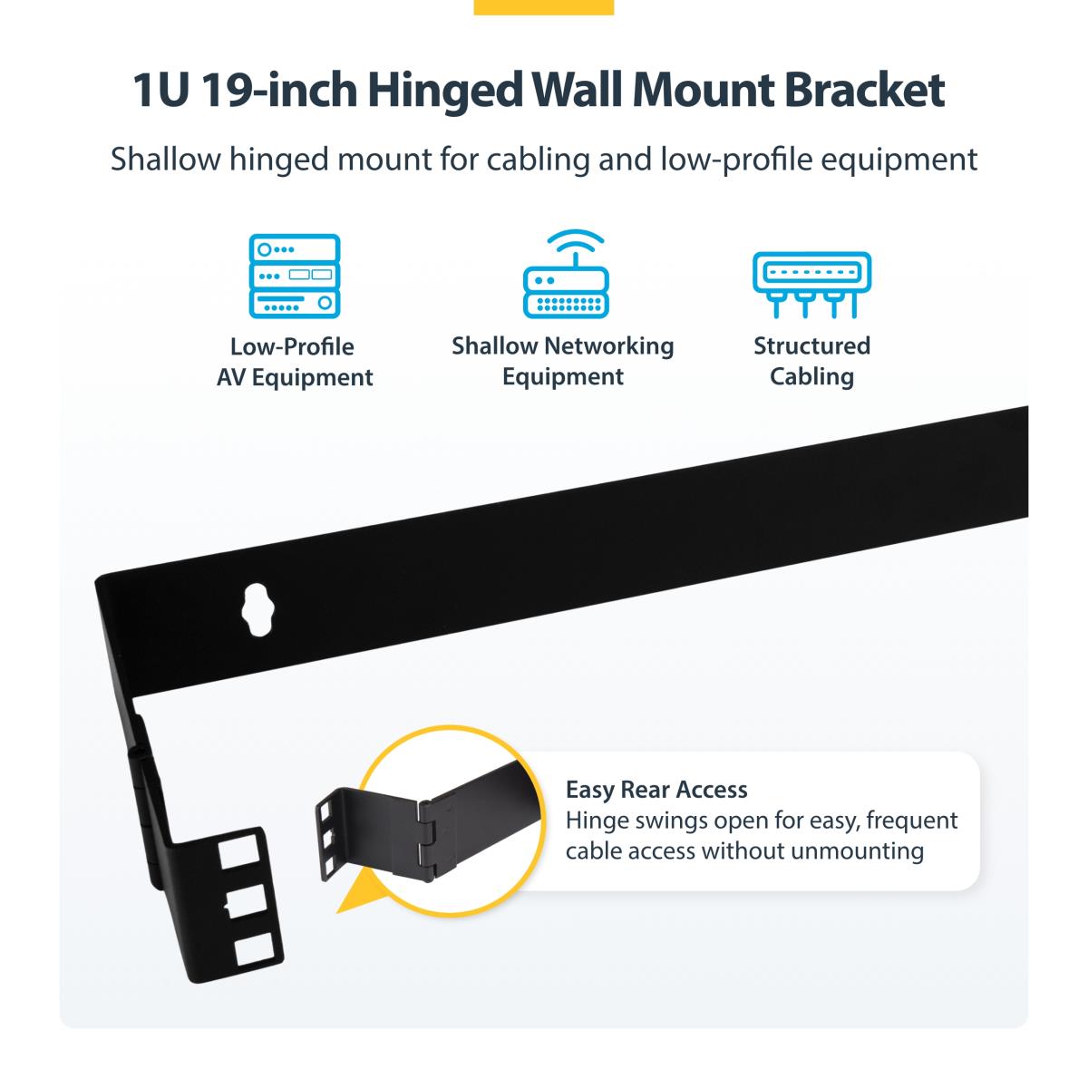 WALL MOUNT PATCH PANEL BRACKET thumbnail