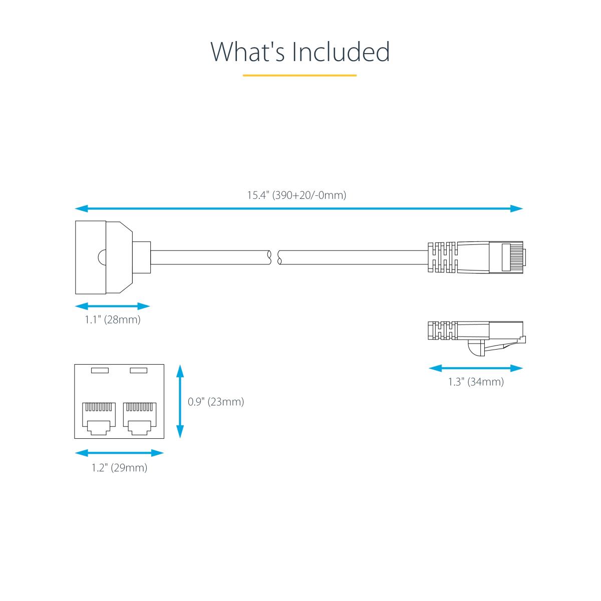 2-TO-1 RJ45 SPLITTER CABLE thumbnail