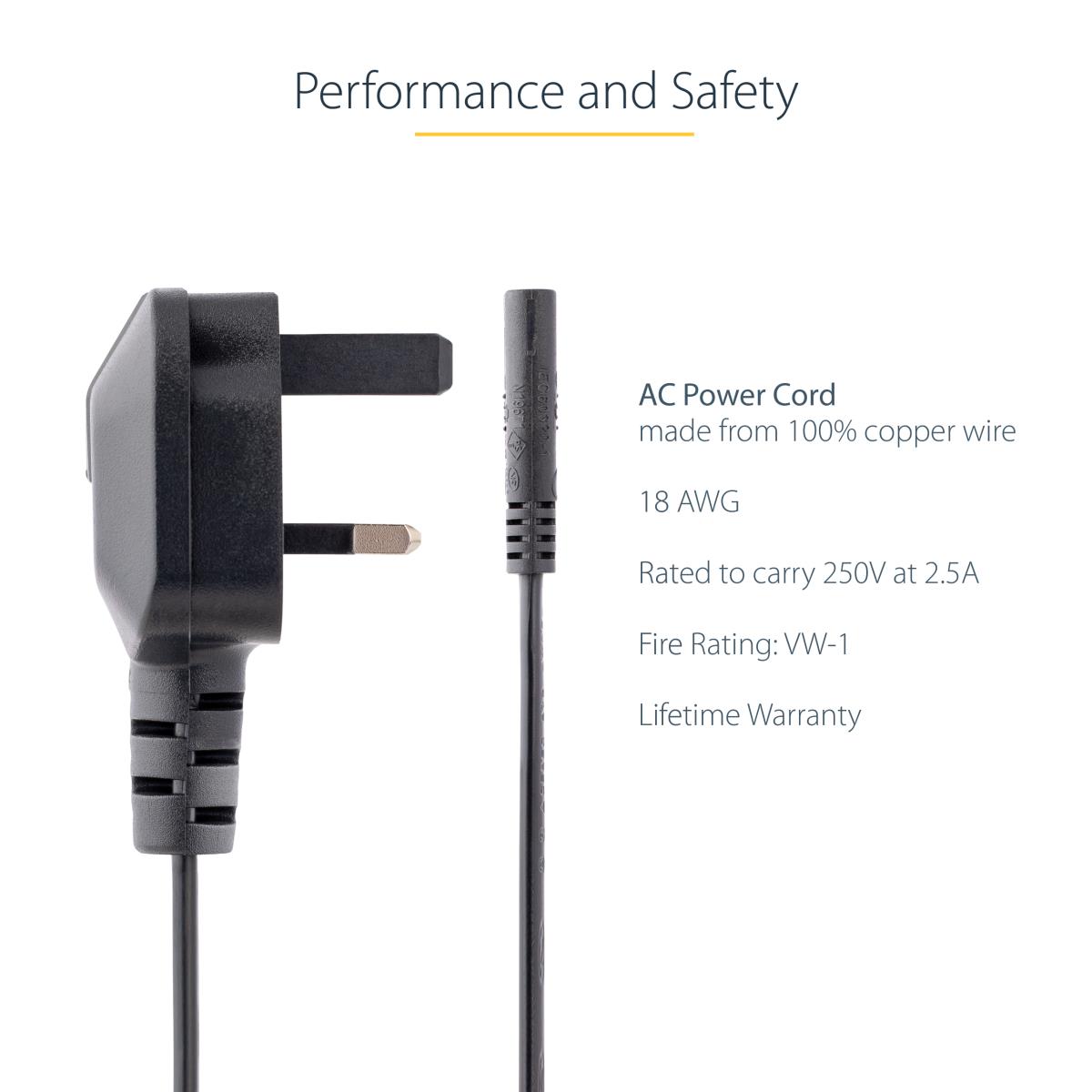 6FT LAPTOP POWER CORD 2 thumbnail