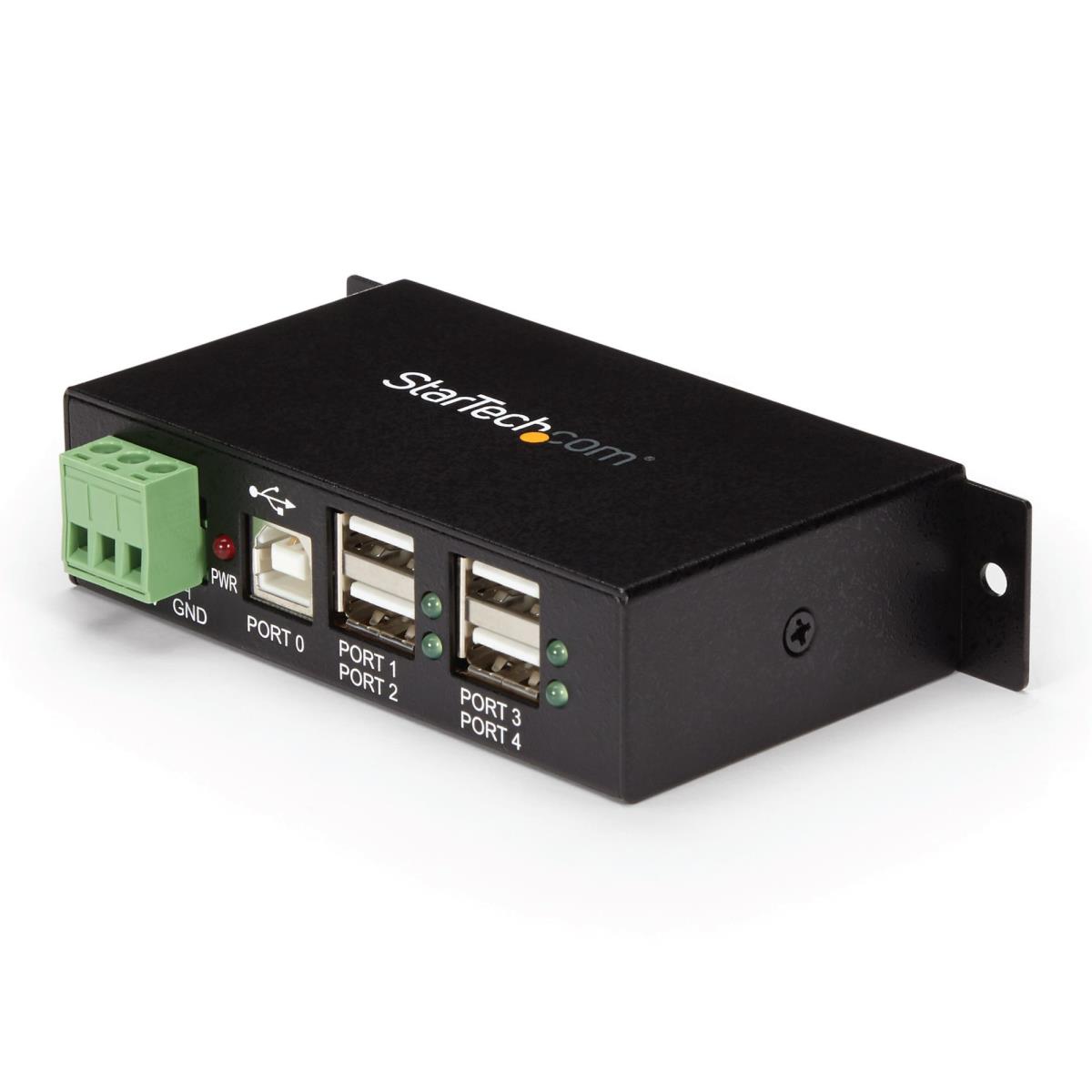 4 PORT USB 2.0 HUB METAL TAA thumbnail