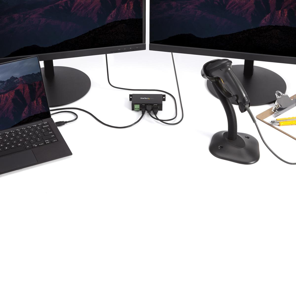4 PORT USB 2.0 HUB METAL TAA thumbnail