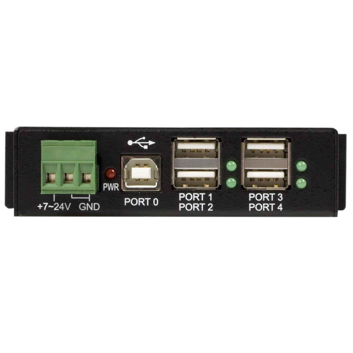 4 PORT USB 2.0 HUB METAL TAA thumbnail