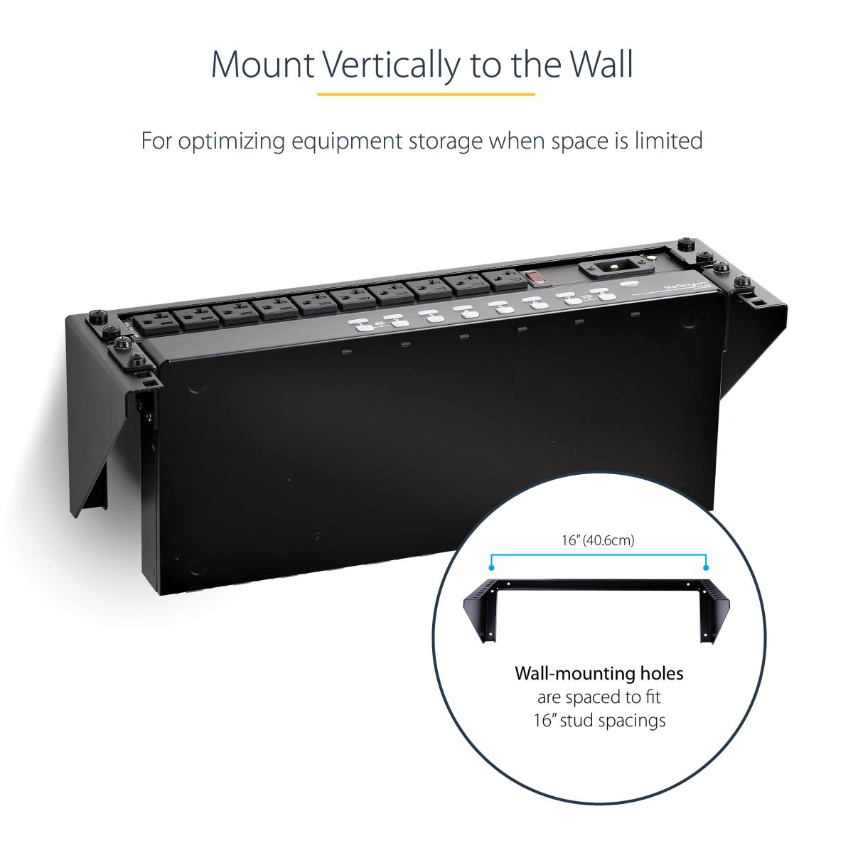 WALL MOUNT PATCH PANEL BRACKET thumbnail
