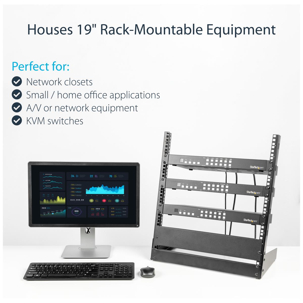 12U OPEN FRAME SERVER RACK thumbnail