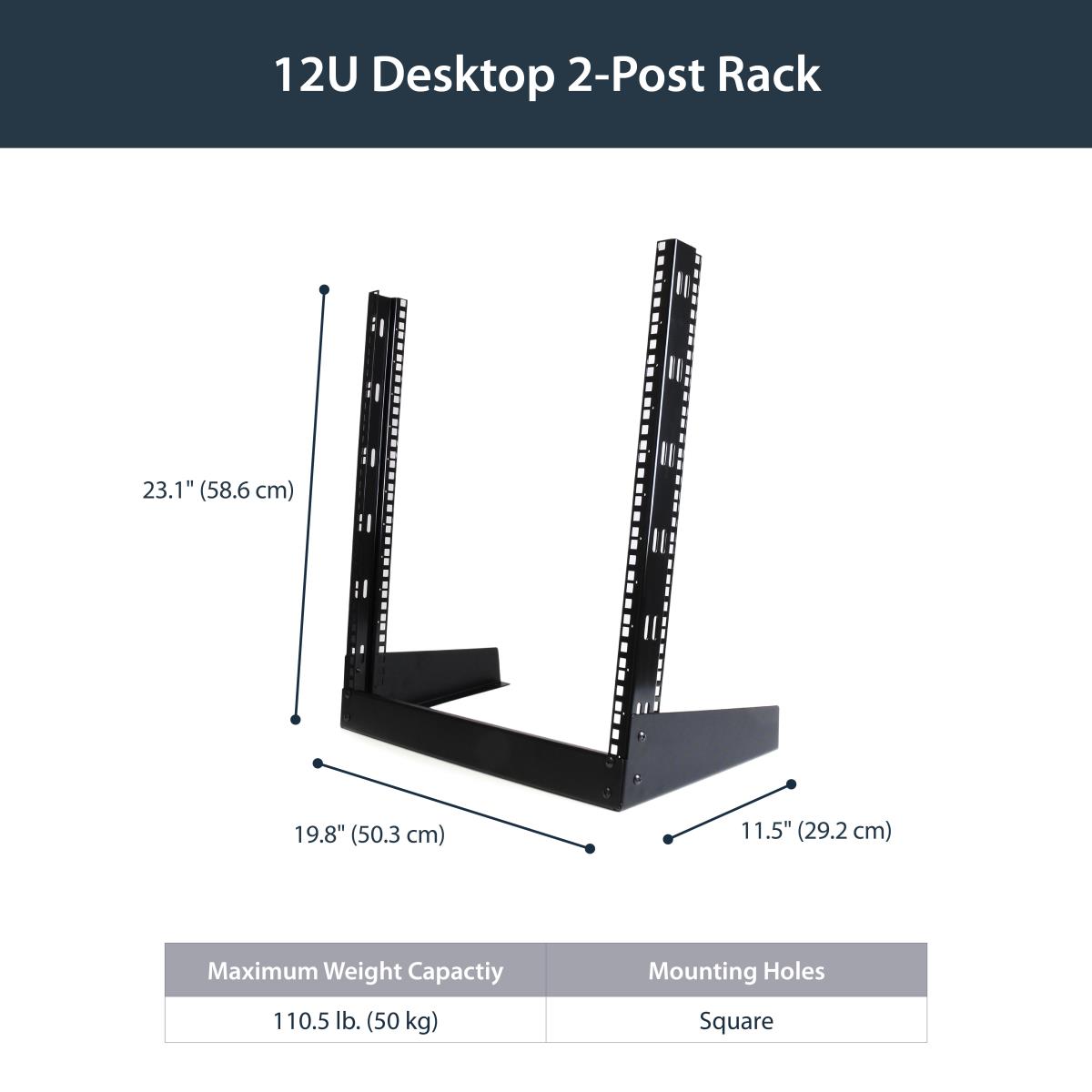 12U OPEN FRAME SERVER RACK thumbnail