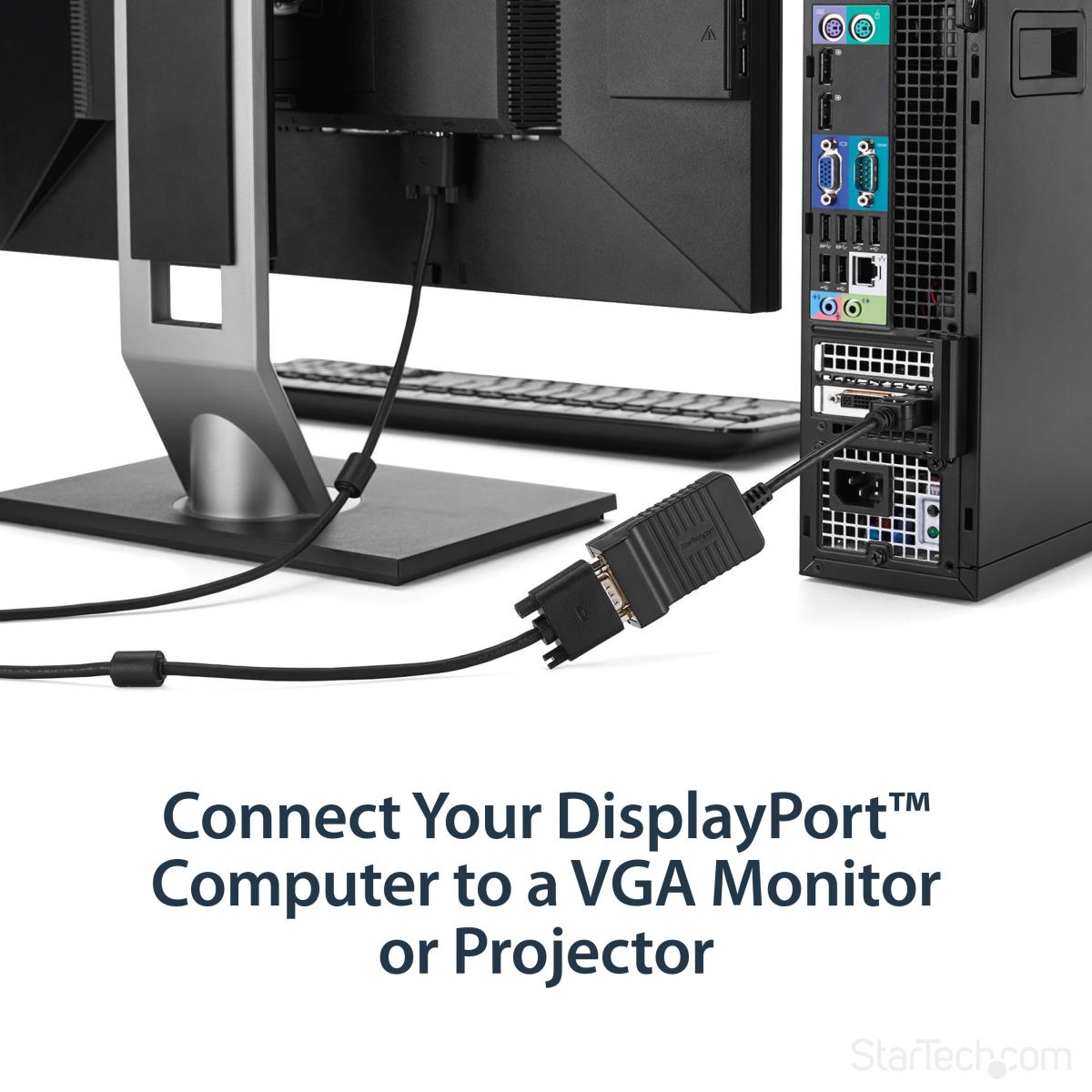 DISPLAYPORT TO VGA ADAPTER - DP thumbnail