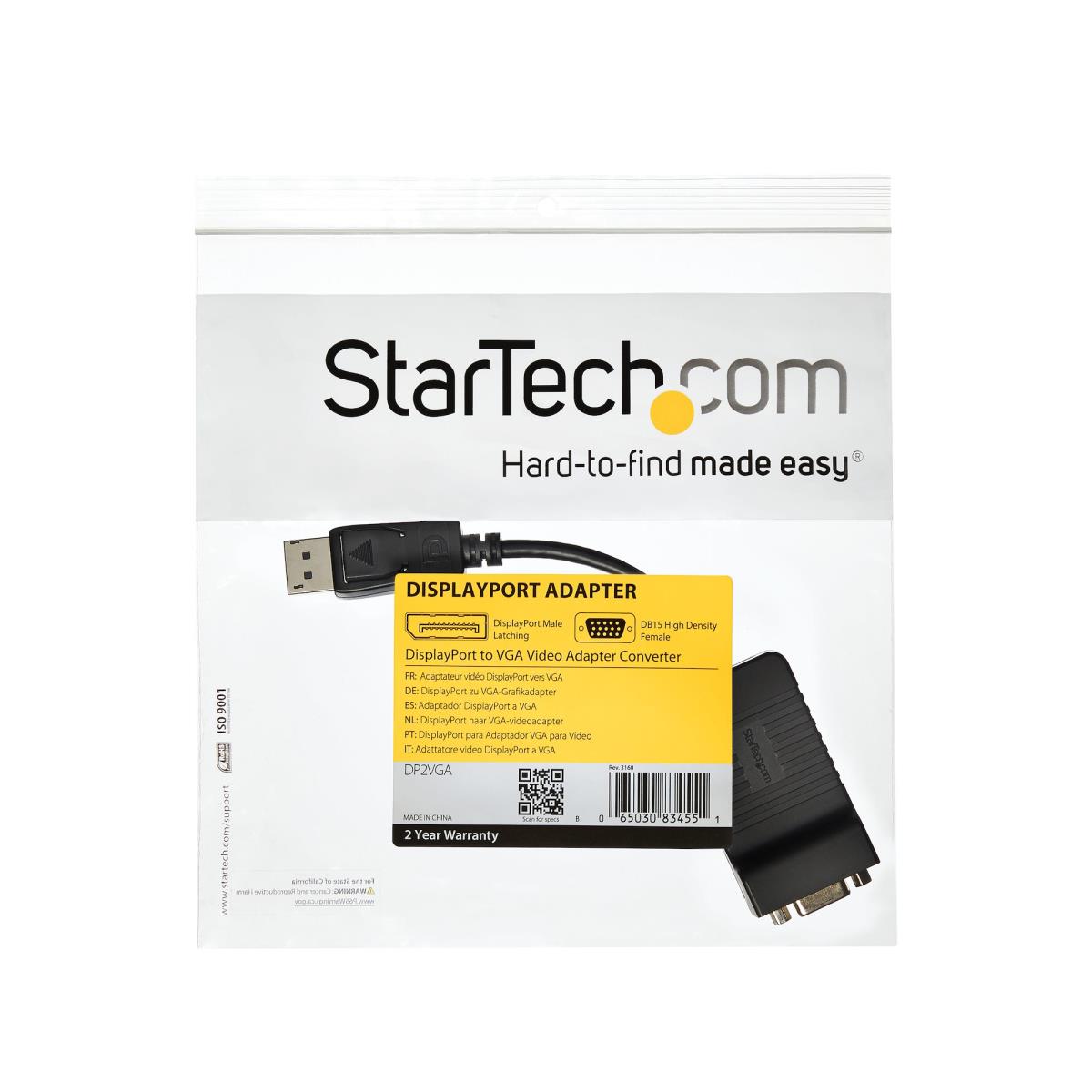 DISPLAYPORT TO VGA ADAPTER - DP thumbnail