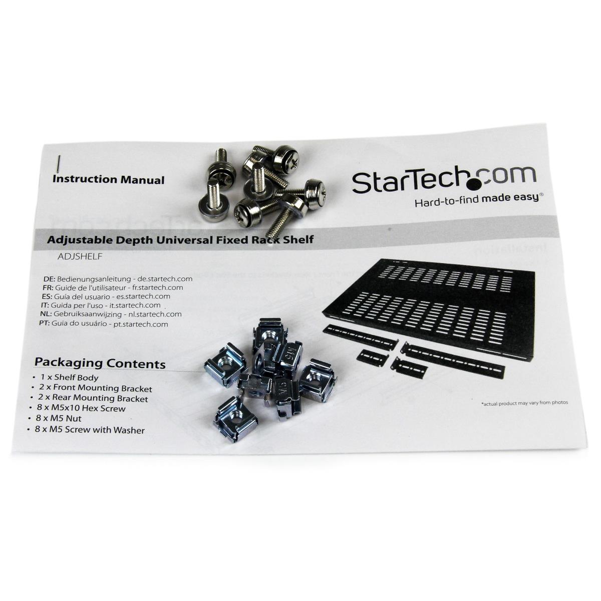 1U SERVER RACK SHELF UNIVERSAL thumbnail