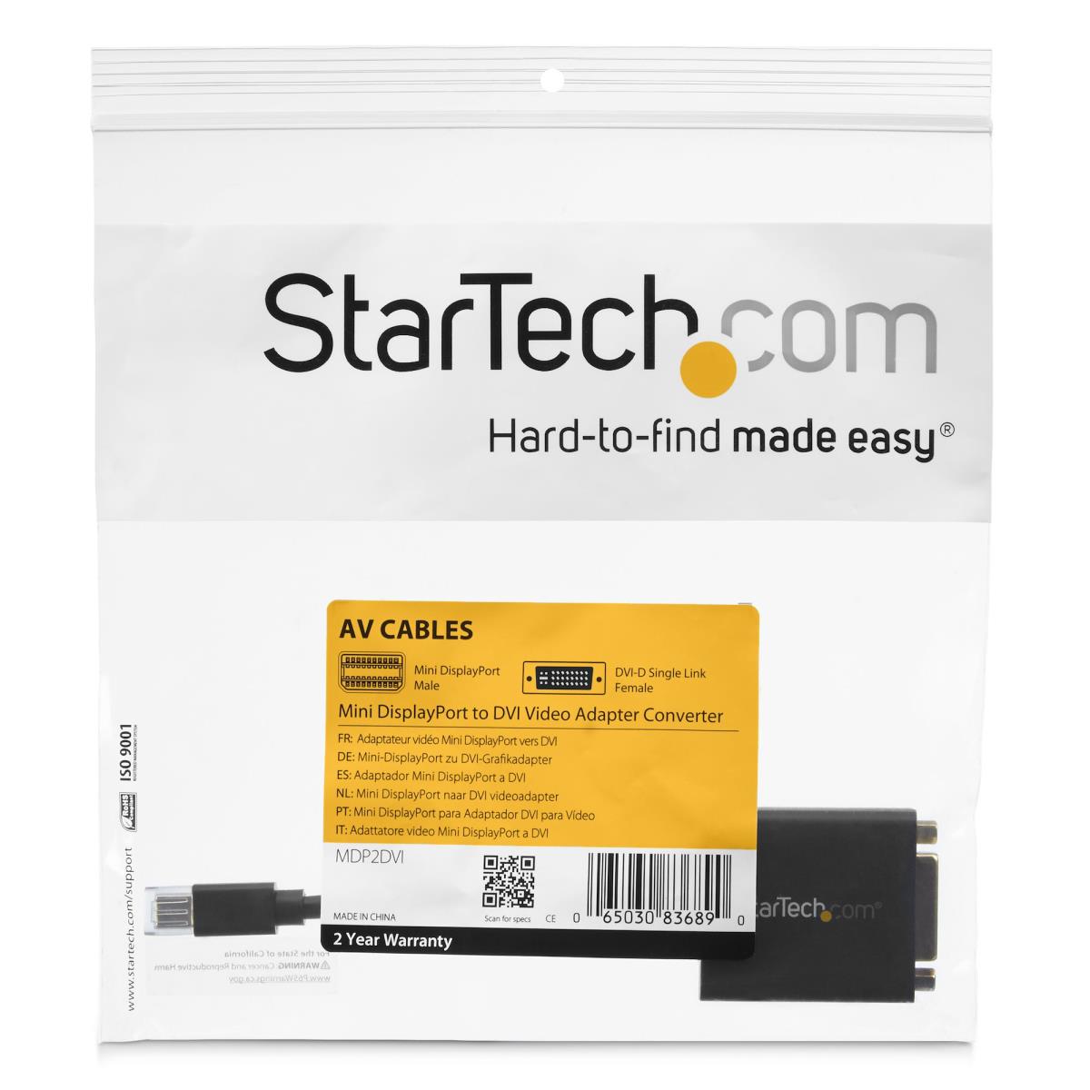 MINI DISPLAYPORT TO DVI ADAPTER thumbnail