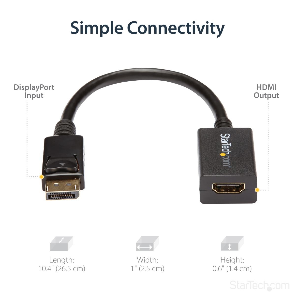 DISPLAYPORT TO HDMI ADAPTER DP thumbnail
