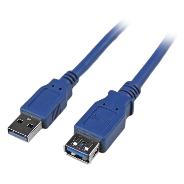 StarTech.com 6 ft SuperSpeed USB 3.0 Extension Cable A to A - M/F thumbnail