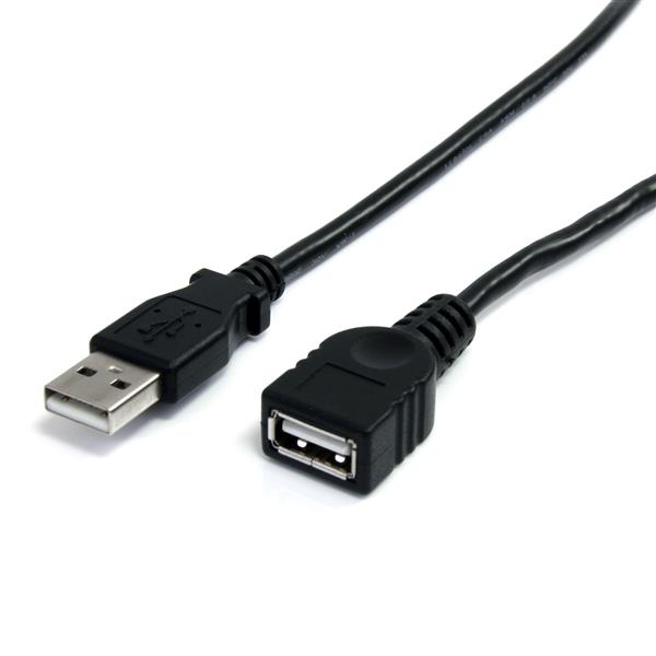 3FT BLACK USB 2.0 EXTENSION thumbnail