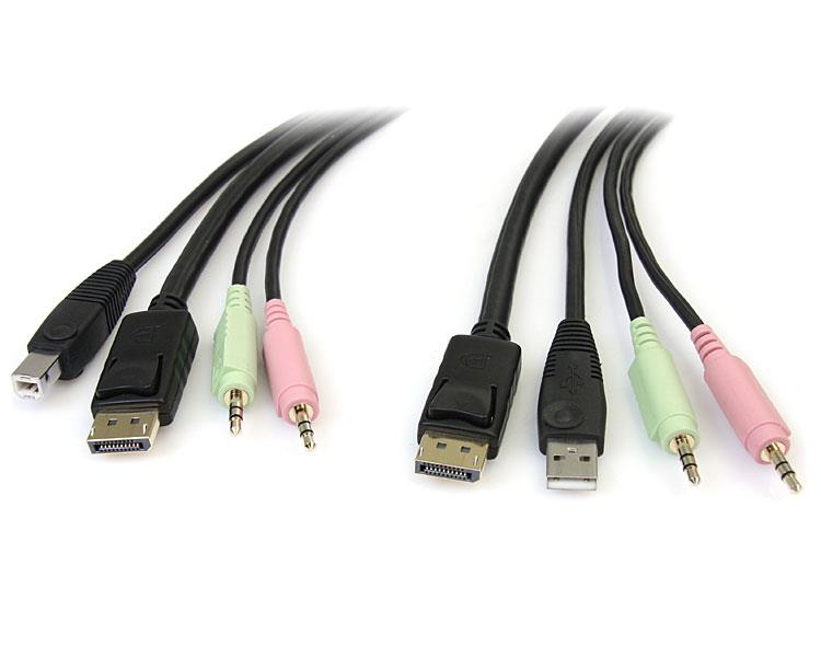 4-IN-1 USB DISPLAYPORT KVM SWIT thumbnail