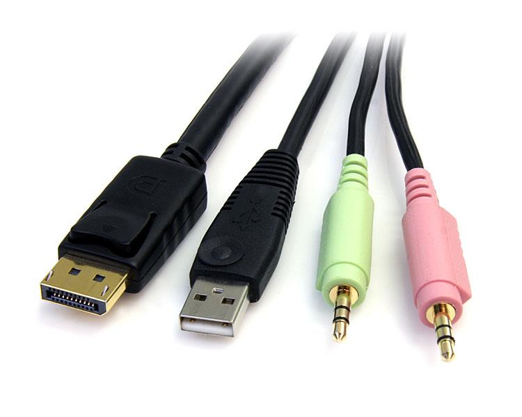 4-IN-1 USB DISPLAYPORT KVM SWIT thumbnail