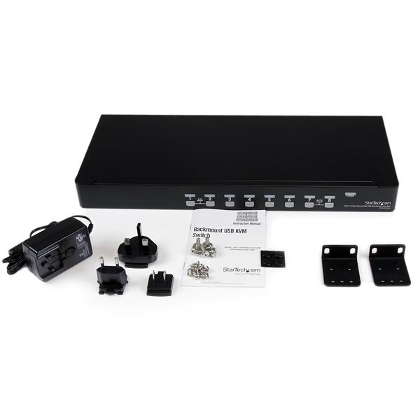8 PORT 1U RACK MOUNT USB KVM thumbnail
