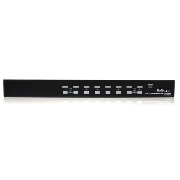 8 Port 1U Rackmount DVI USB KVM Switch - USB DVI KVM Switch - DVI KVM Switch - USB KVM Switch (SV831DVIU) - KVM switch - 8 x KVM port(s) - 1 local user - rack-mountable - for P/N: RK12OD2, RK2537BKM, RK3236BKF, RK4236BKB, RK4242BK24, RK4242BK30, RKQMCAB12 thumbnail