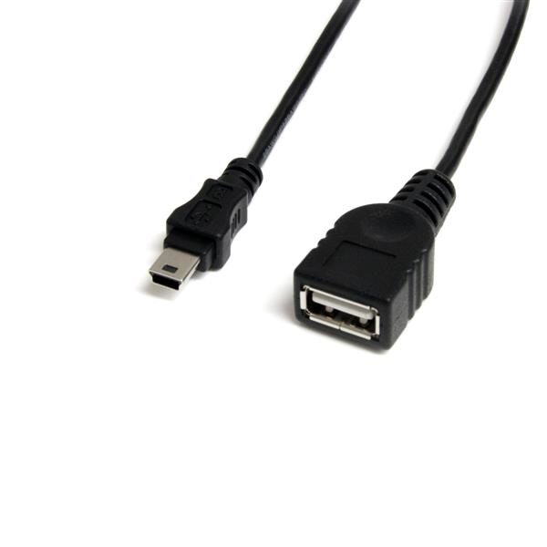 1 FT MINI USB 2.0 CABLE - USB A thumbnail