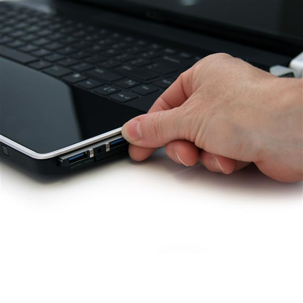 EU Product - Flush Mount Expresscard Superspeed USB 3 Card Adapter 2port thumbnail