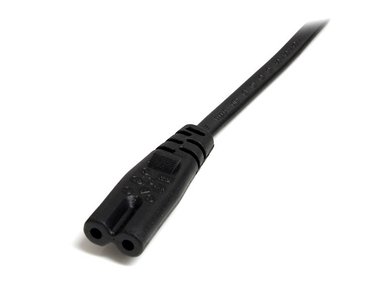 2m (6ft) Laptop Power Cord, EU Plug to C7, 2.5A 250V, 18AWG, Notebook / Laptop Replacement AC Power Cord, Printer/Power Brick Cord, Europlug to IEC 60320 C7 - Laptop Charger Cable, UL Listed - Power cable - Europlug (M) to power IEC 60320 C7 - 1 m - black thumbnail