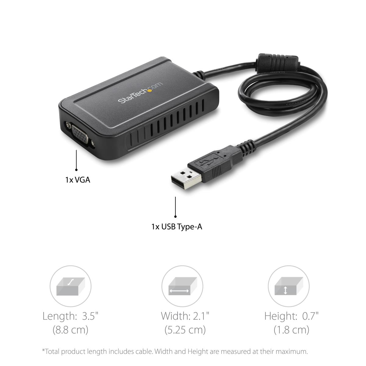 USB TO VGA ADAPTER EXTERNAL thumbnail