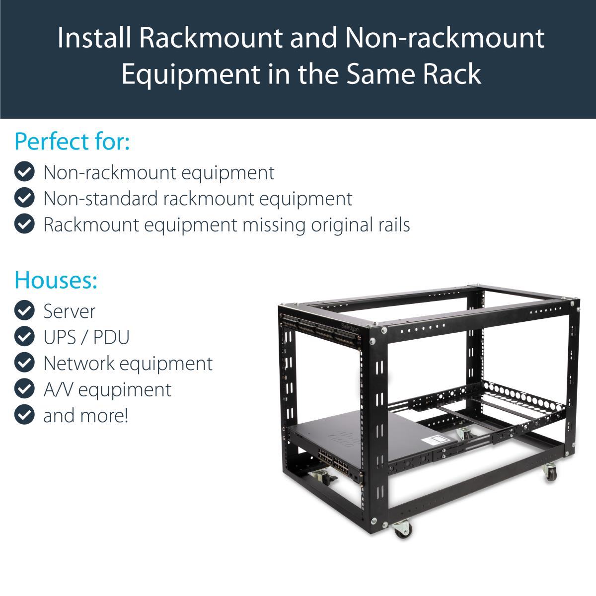 UNIVERSAL SERVER RACK RAILS 1U thumbnail