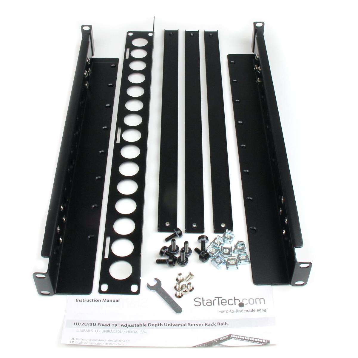 UNIVERSAL SERVER RACK RAILS 1U thumbnail