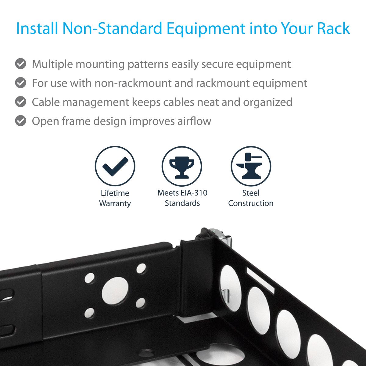UNIVERSAL SERVER RACK RAILS 1U thumbnail