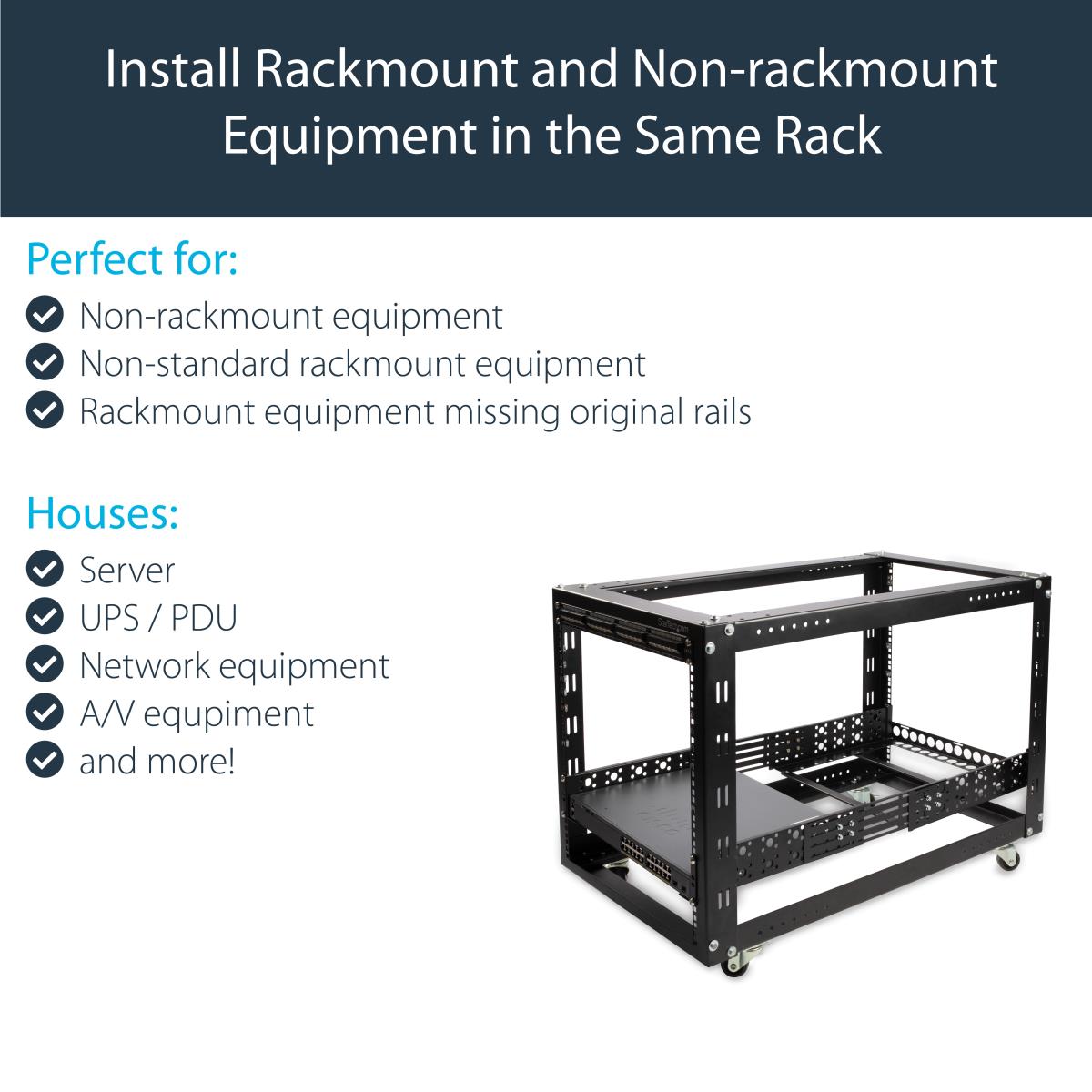 UNIVERSAL SERVER RACK RAILS 2U thumbnail