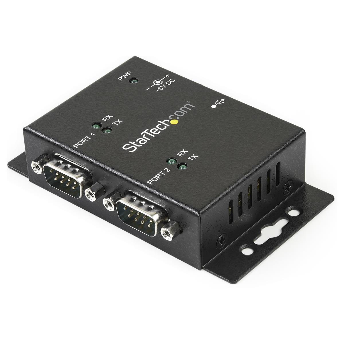 2 PORT WALL MOUNT USB TO SERIAL thumbnail