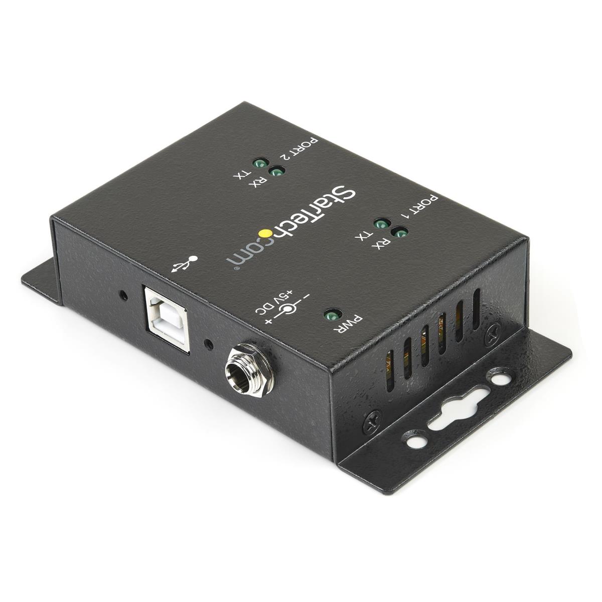 2 PORT WALL MOUNT USB TO SERIAL thumbnail