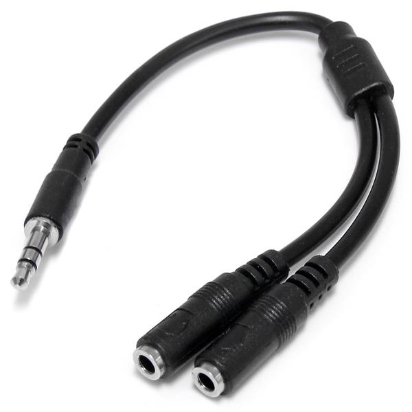 SLIM STEREO SPLIT CABLE - 3.5M thumbnail