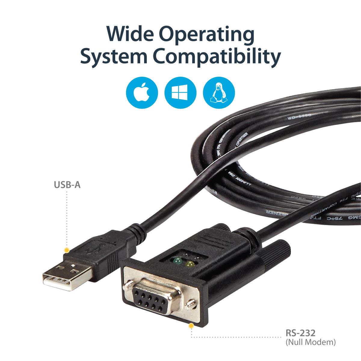 USB TO NULL MODEM RS232 DB9 thumbnail