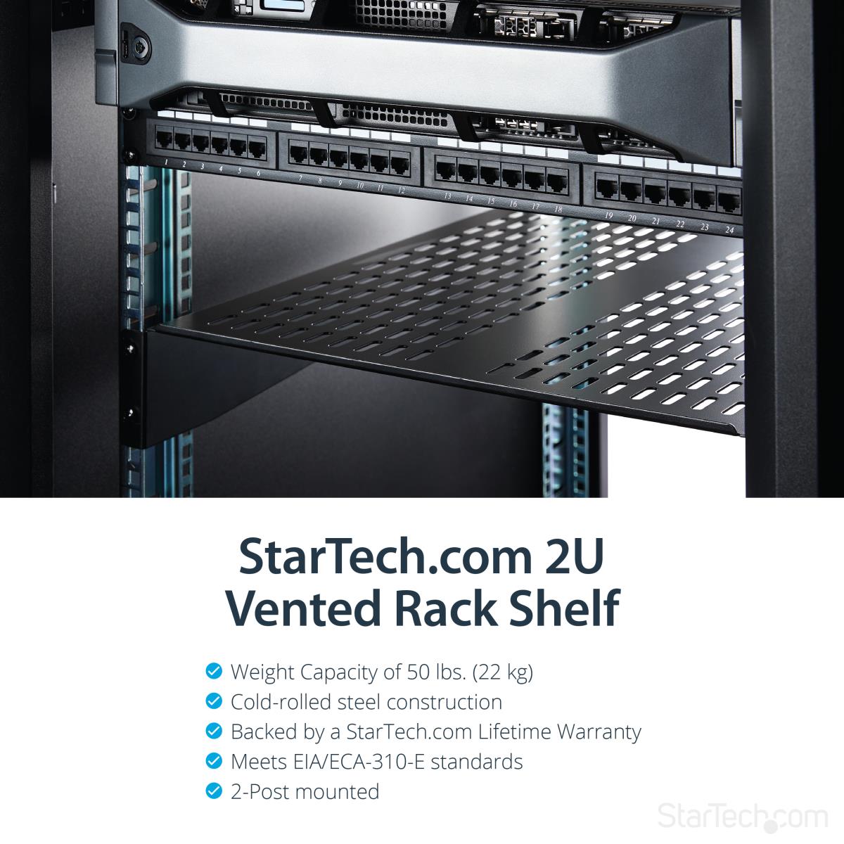 2U SERVER RACK SHELF UNIVERSAL thumbnail