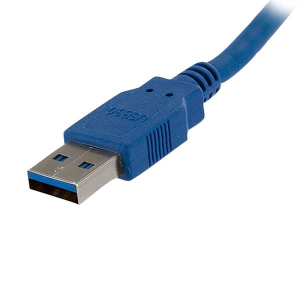 1M BLUE USB 3.0 MALE TO FEMALE thumbnail