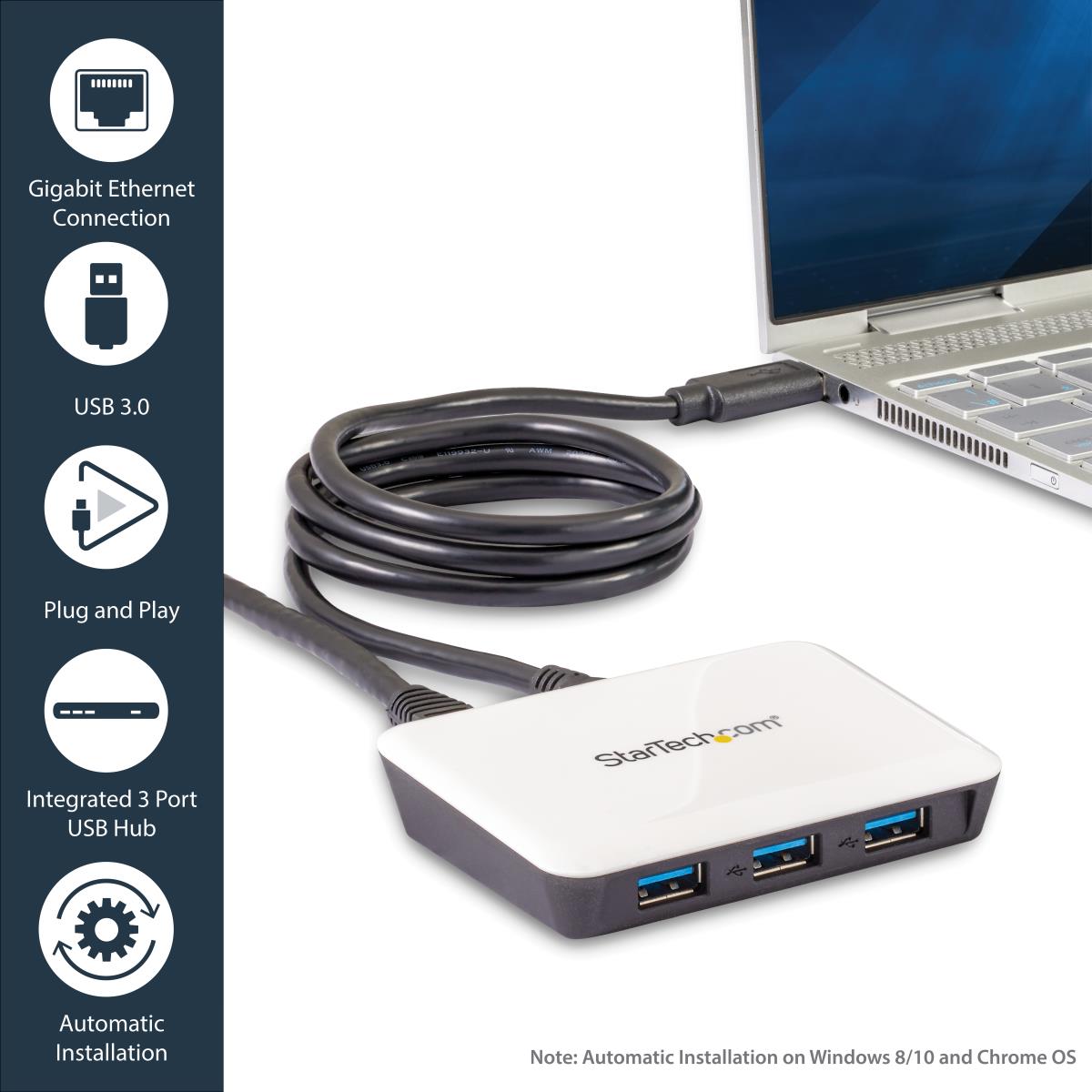USB 3.0 HUB WITH ETHERNET thumbnail
