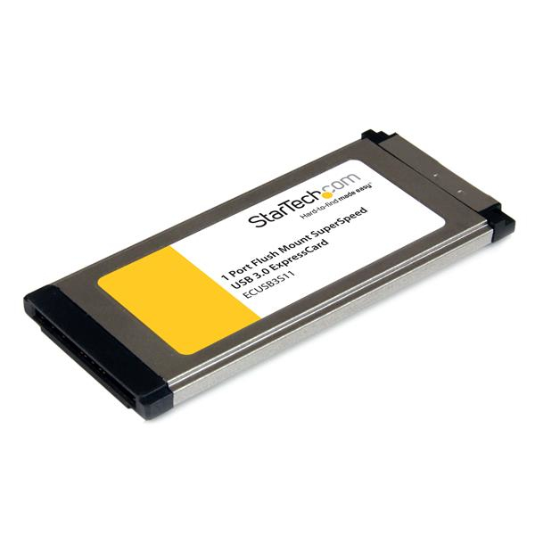 Flush Mount Expresscard Superspeed USB 3 Card Adapter 1 Port - EcUSB3s11 thumbnail