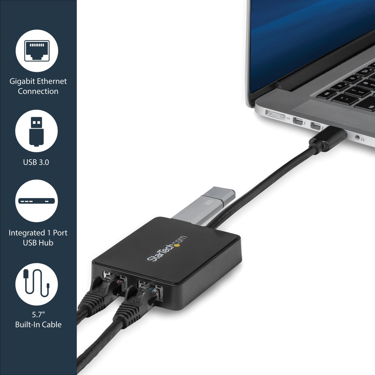 USB TO ETHERNET ADAPTER DUAL thumbnail
