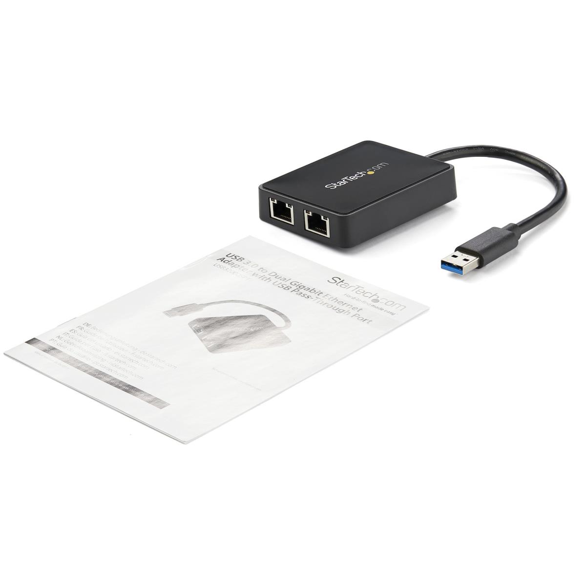 USB TO ETHERNET ADAPTER DUAL thumbnail