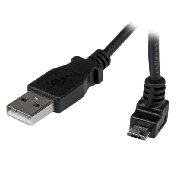 2M ANGLED MICRO USB CABLE - thumbnail