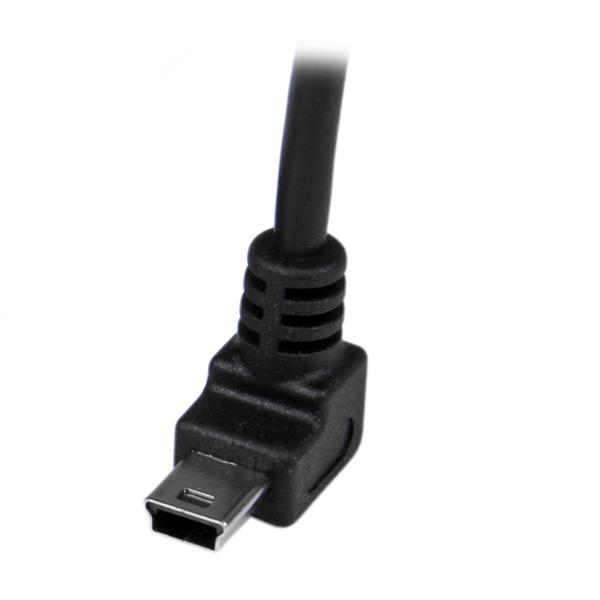 1M ANGLED MINI USB CABLE - thumbnail