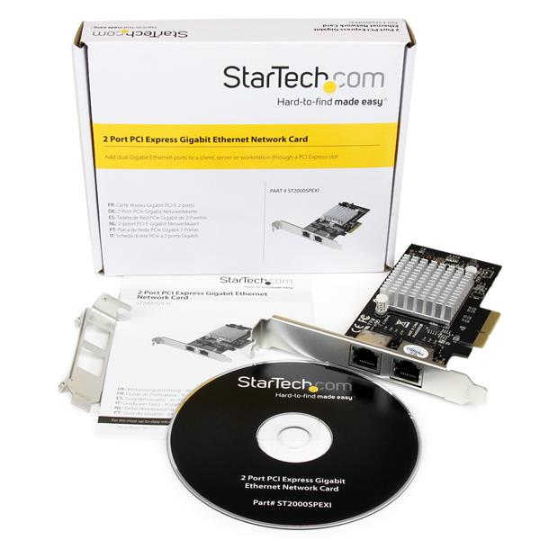 2 PORT PCIE NETWORK CARD LAN thumbnail