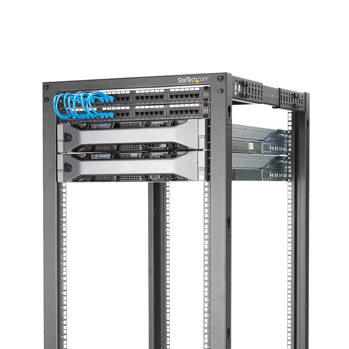 4 POST OPEN FRAME SERVER RACK thumbnail
