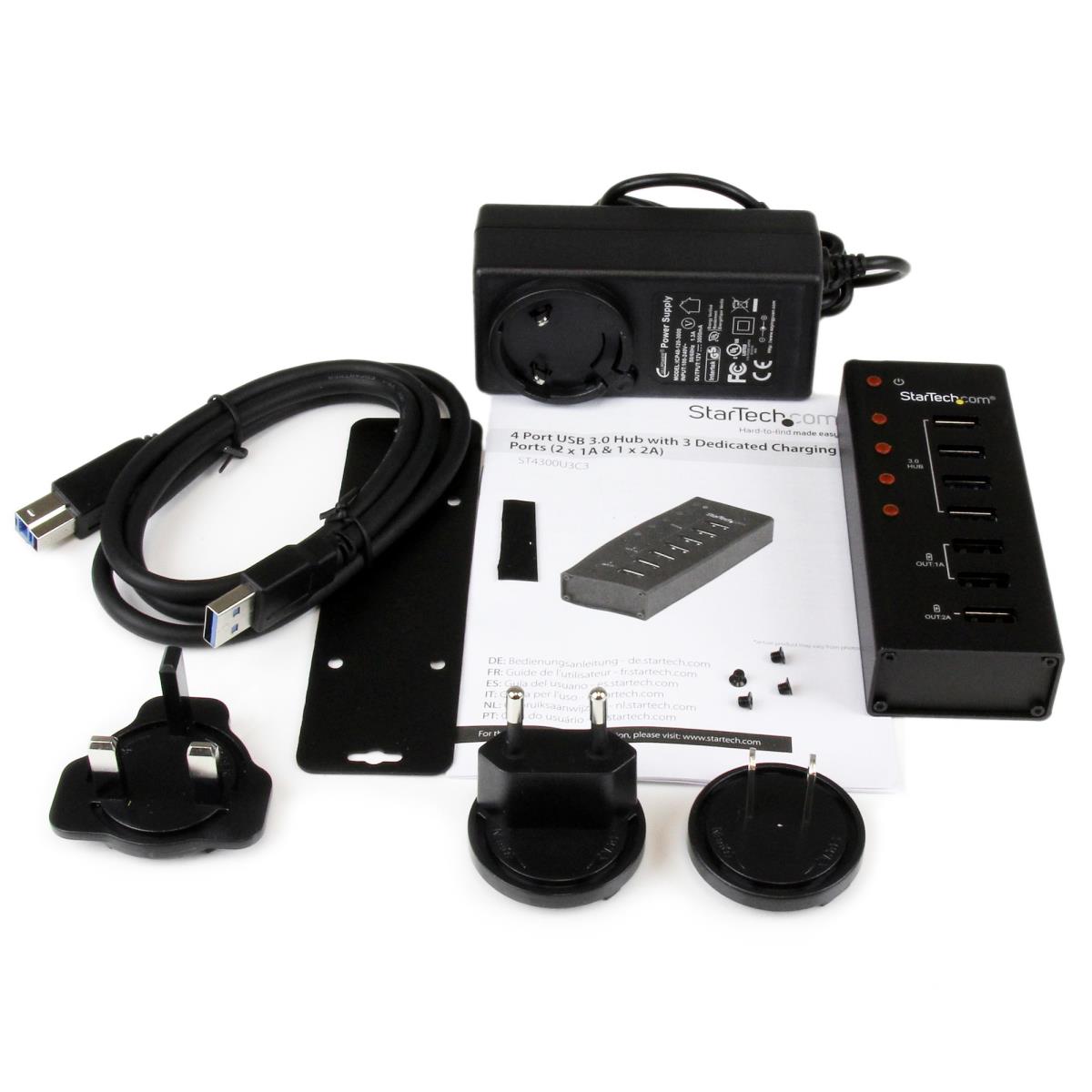 4 PORT USB 3.0 HUB METAL thumbnail