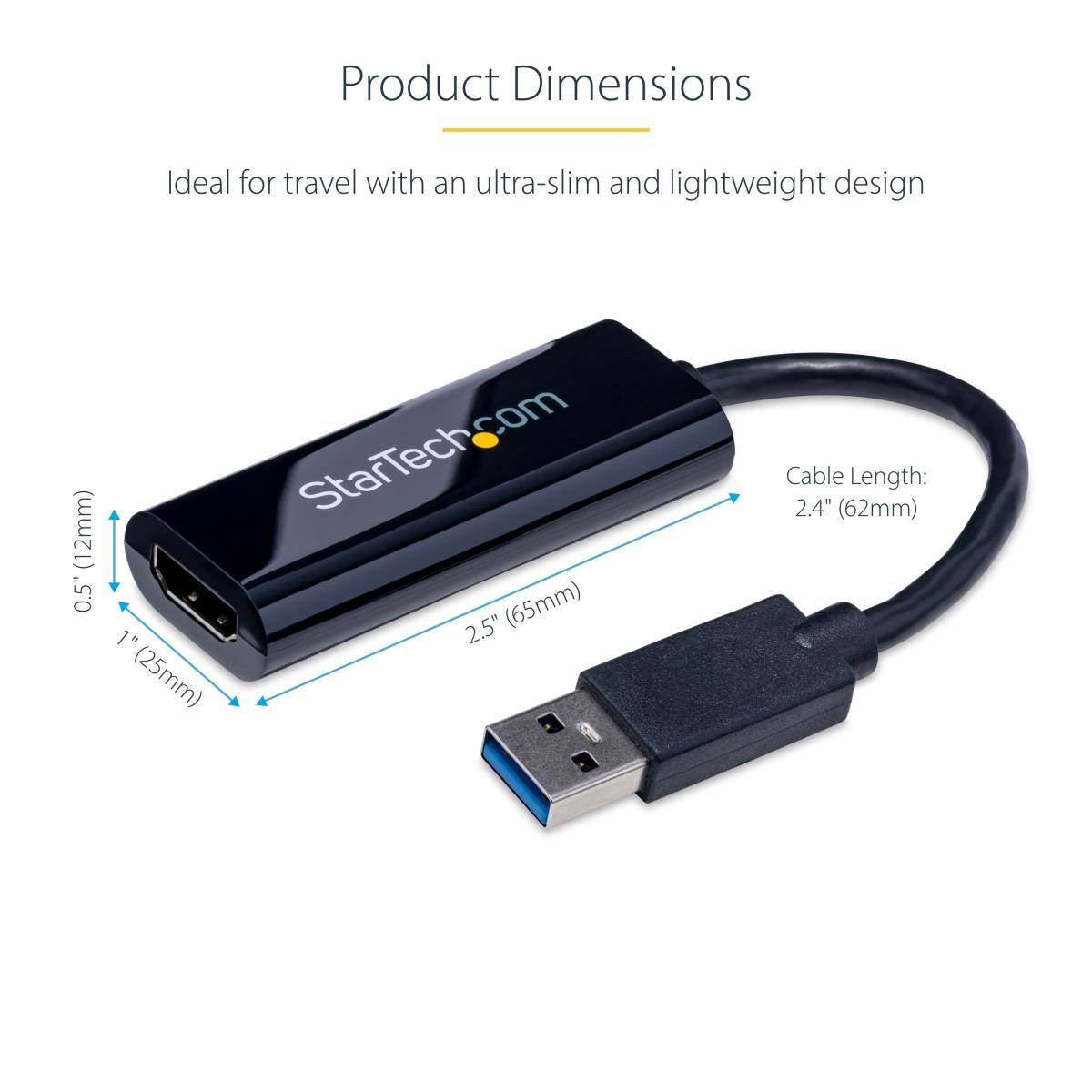 USB TO HDMI ADAPTER EXTERNAL thumbnail