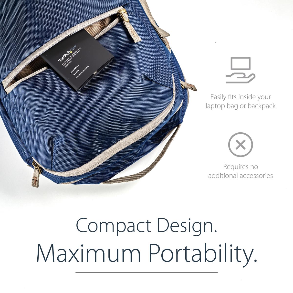 USB Crash Cart Adapter - File Transfer & Video - Portable Server Room Laptop to KVM Console Crash Cart (NOTECONS02) - KVM switch - 1 x KVM port(s) - 1 local user - desktop thumbnail