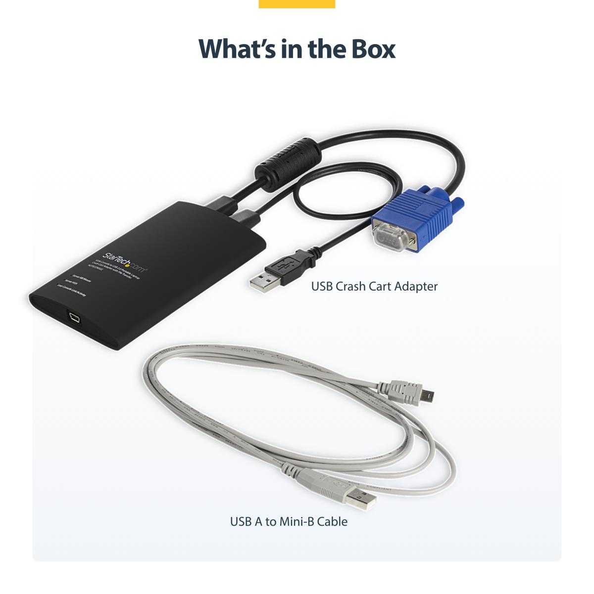 USB Crash Cart Adapter - File Transfer & Video - Portable Server Room Laptop to KVM Console Crash Cart (NOTECONS02) - KVM switch - 1 x KVM port(s) - 1 local user - desktop thumbnail