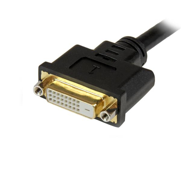 DVI-I Male To DVI-d Female And Hd15 Vga Female Wyse DVI Splitter Cable 8in thumbnail