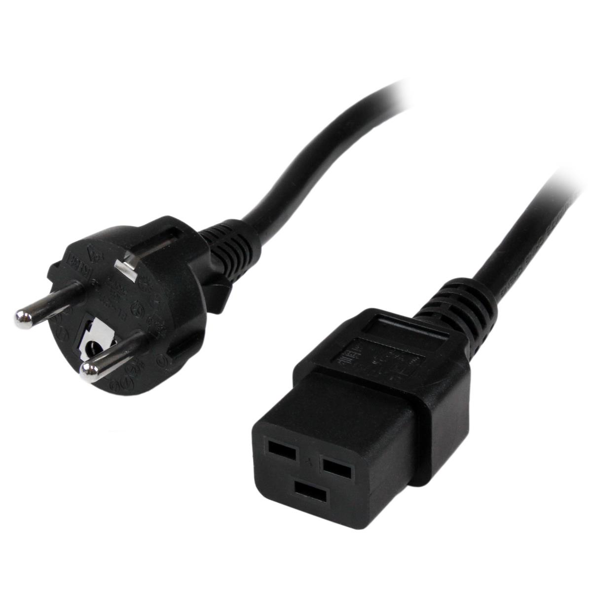 2M COMPUTER POWER CORD - SCHUKO thumbnail
