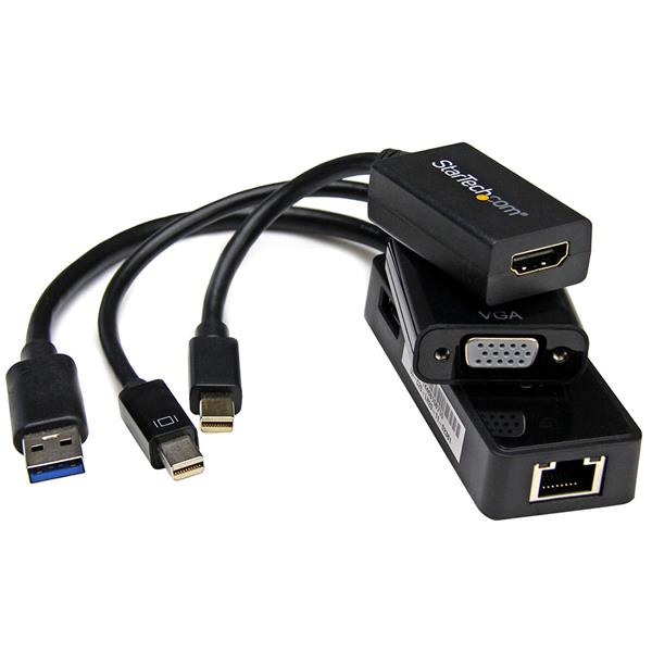 Microsoft Surface Pro 3 Hdmi Vga And Gigabit Ethernet Adapter Bundle thumbnail
